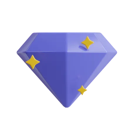 Diamant  3D Icon