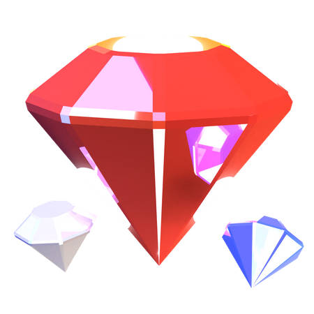 Diamant  3D Icon