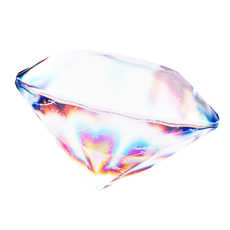 Résumé de diamant  3D Icon