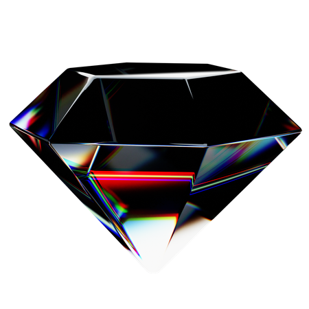 Diamant abstrakt form  3D Icon