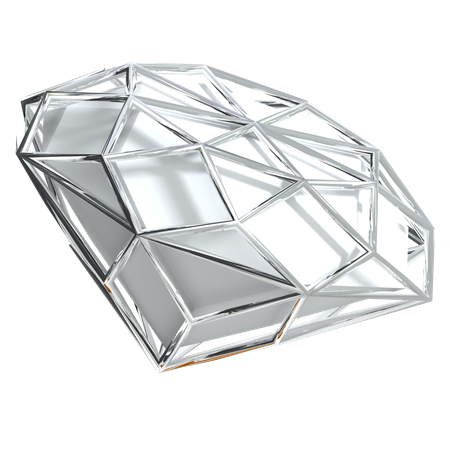 Diamant abstrakt form  3D Icon