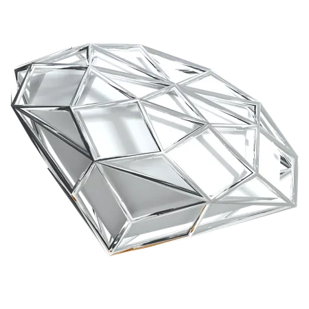 Diamant abstrakt form  3D Icon