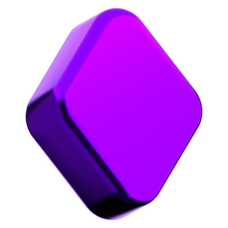 Diamant abstrakt form  3D Icon