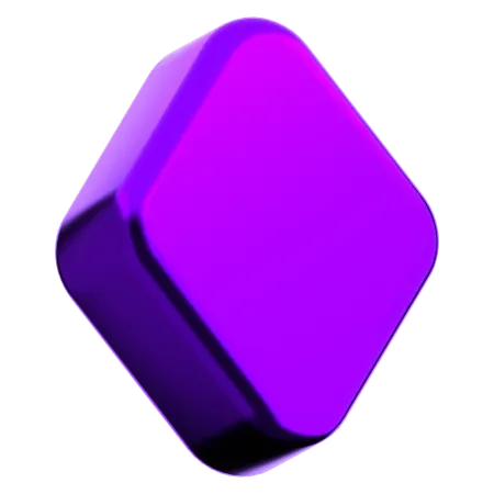 Diamant abstrakt form  3D Icon