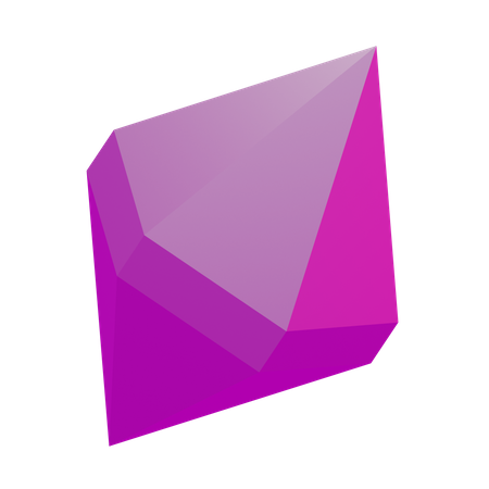 Géométrie de base du diamant  3D Icon