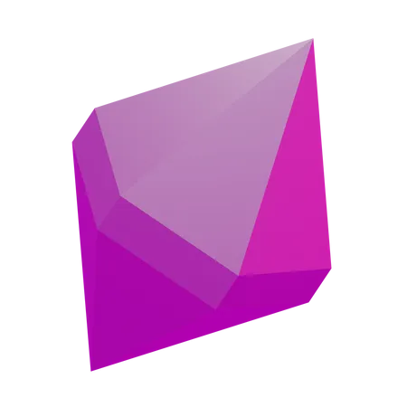 Géométrie de base du diamant  3D Icon