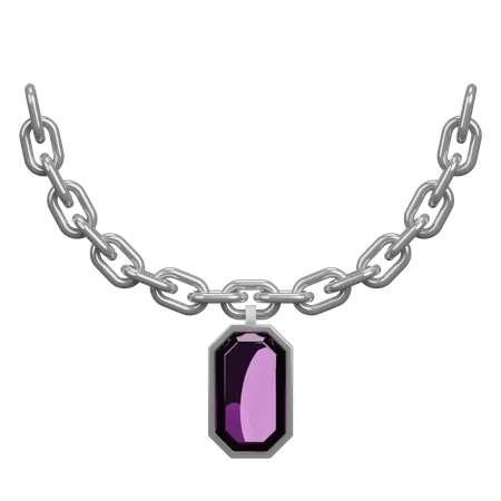 Diamant-Halskette  3D Icon