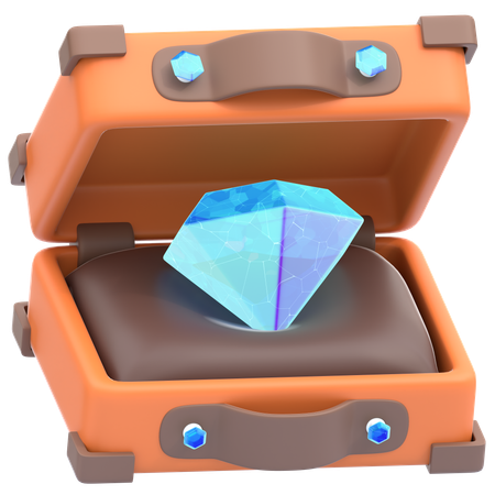 Diamant-Koffer  3D Icon