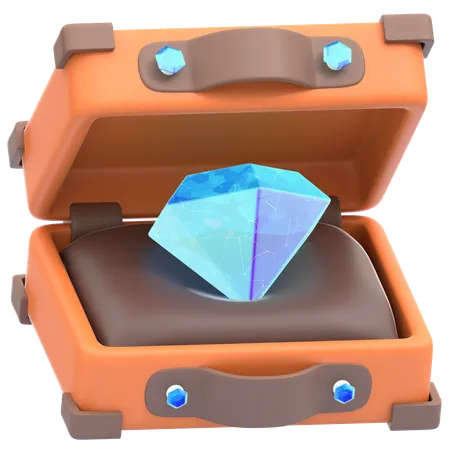 Diamant-Koffer  3D Icon