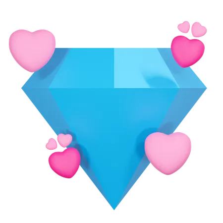 Diamante  3D Icon