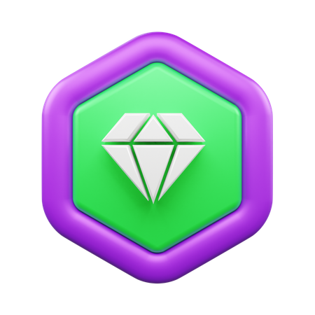 Diamante  3D Icon