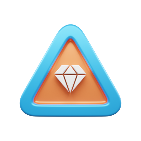 Diamante  3D Icon