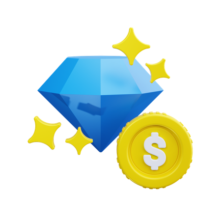 Diamante  3D Icon