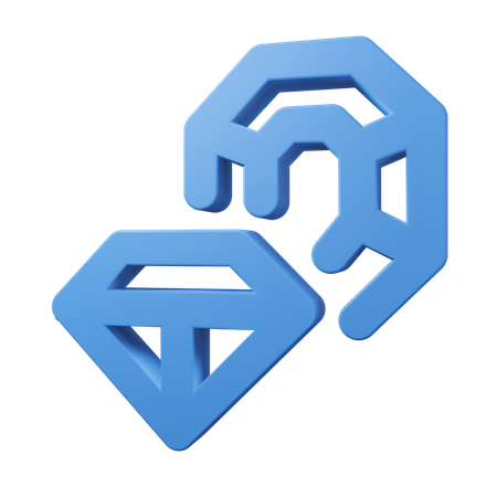 Diamante  3D Icon