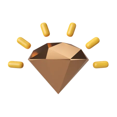 Diamante  3D Icon