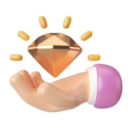 Diamante  3D Icon