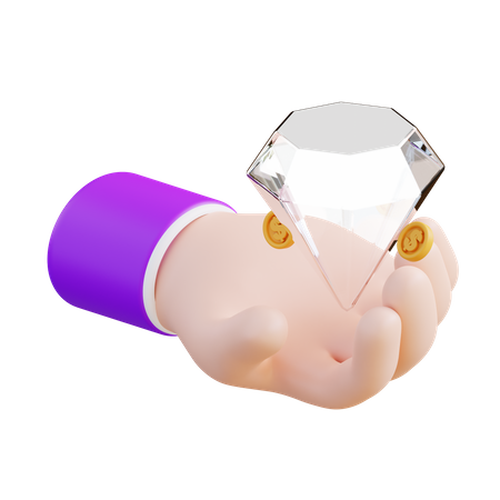 Diamante  3D Icon