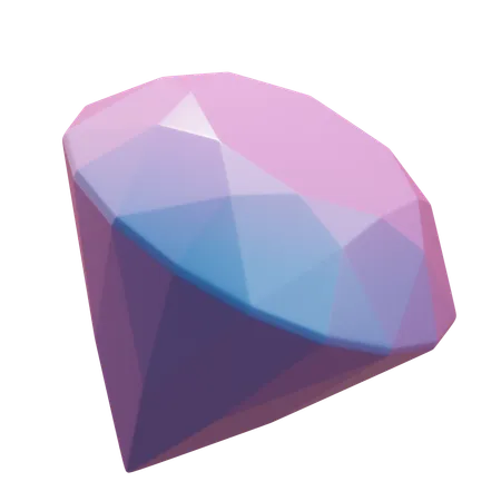 Diamante abstrato  3D Icon