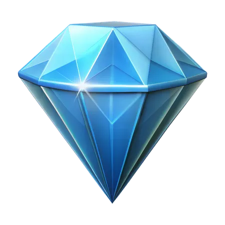 Pedra preciosa de diamante  3D Icon