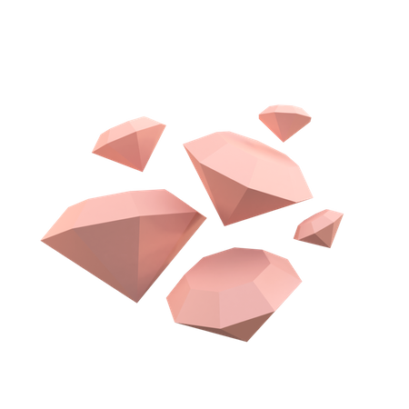 Diamanten  3D Illustration