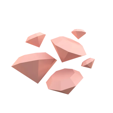 Diamanten  3D Illustration