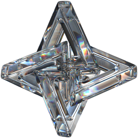 Diamant-Form  3D Icon