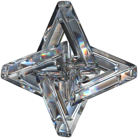 Diamant-Form  3D Icon