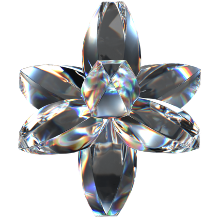 Diamant-Form  3D Icon