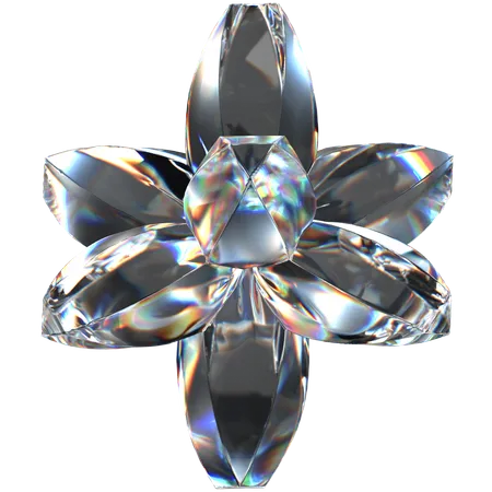 Diamant-Form  3D Icon