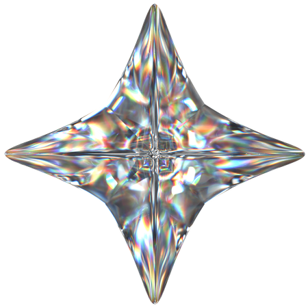 Diamant-Form  3D Icon