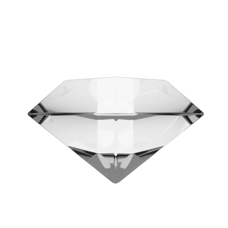 Diamant-Form  3D Illustration