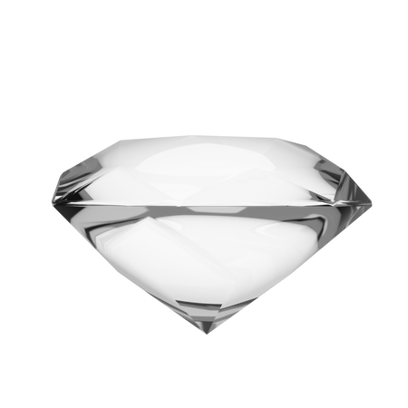 Diamant-Form  3D Illustration