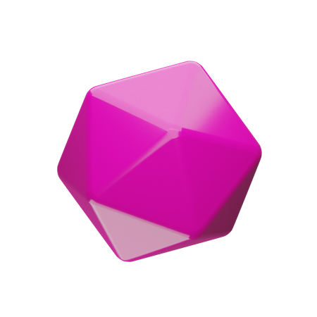 Diamant-Form  3D Illustration