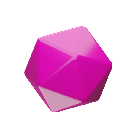 Diamant-Form  3D Illustration