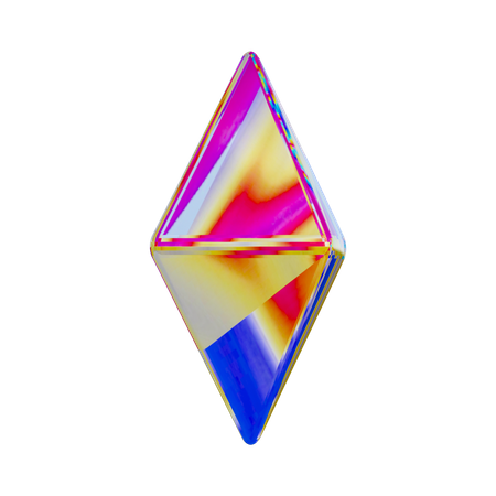 Diamant-Form  3D Illustration