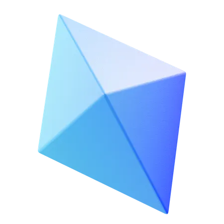 Diamant-Form  3D Icon