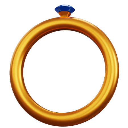 Diamant-Ring  3D Icon