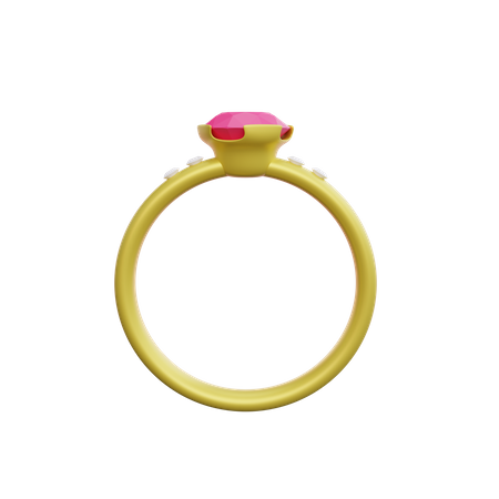 Diamant-Ring  3D Icon