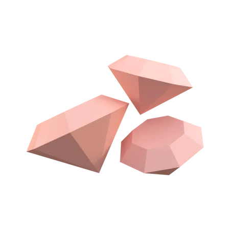 Diamants  3D Illustration