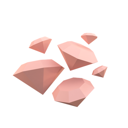 Diamants  3D Illustration