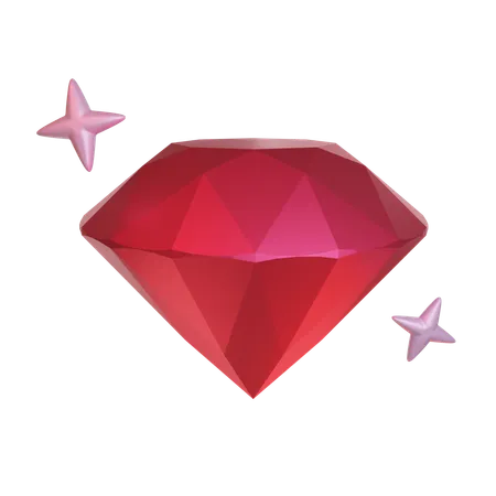 Diamond Is Precious 3D Icon