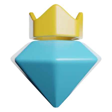 Diamond Gem Jewel 3D Icon