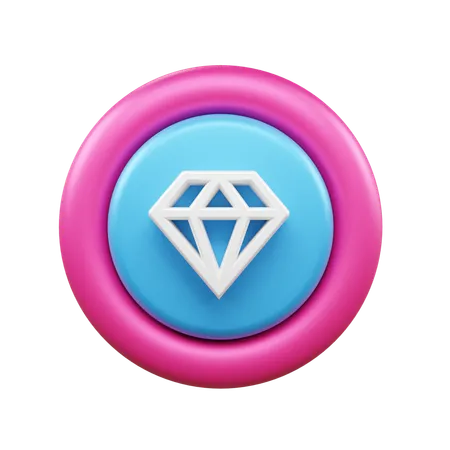 ダイヤモンド  3D Icon