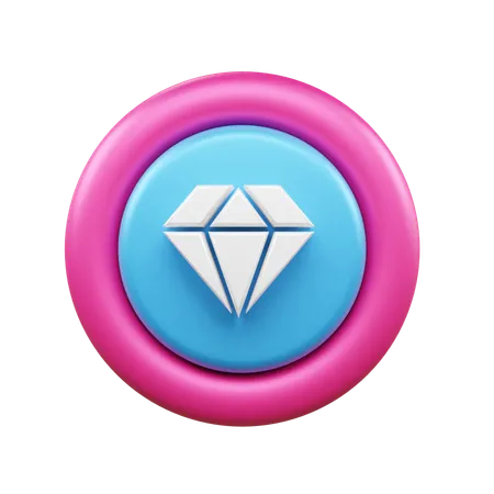 ダイヤモンド  3D Icon