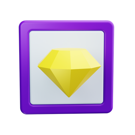 ダイヤモンド  3D Icon