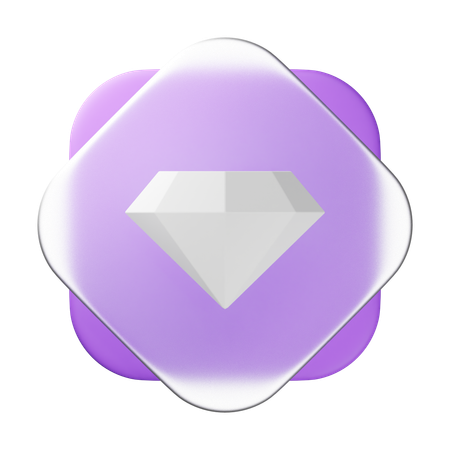 ダイヤモンド  3D Icon