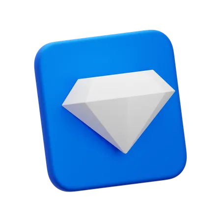 Diamond  3D Icon