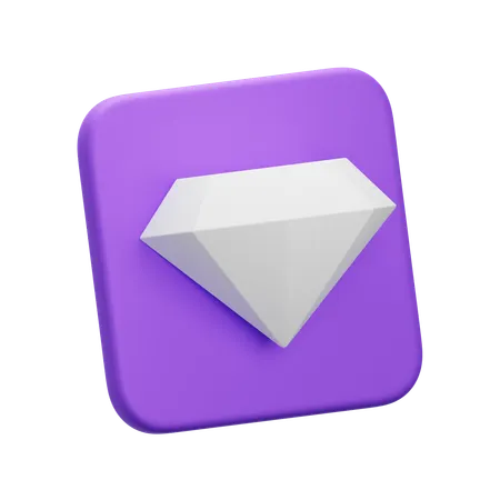 Diamond  3D Icon