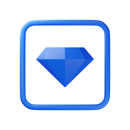Diamond  3D Icon