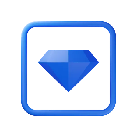 Diamond  3D Icon